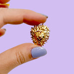 Lion Head Charm