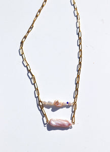 Santorini Pearl Necklace