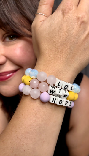 LOL WTF NOPE Bracelet